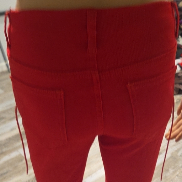 Edikted Scarlet Lace-Up Wide Leg Pants - Picture 7 of 13